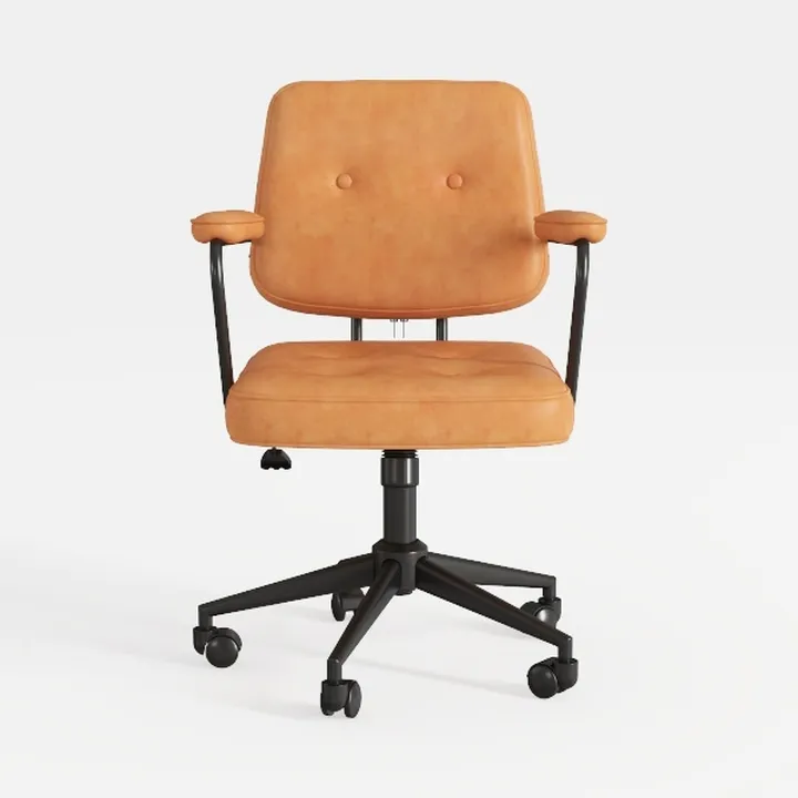 BV Mid Century Office Chair, Armless Small Desk