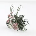 15 Pack Fake Flowers，UV Resistant Artificial Left 45 Degree View