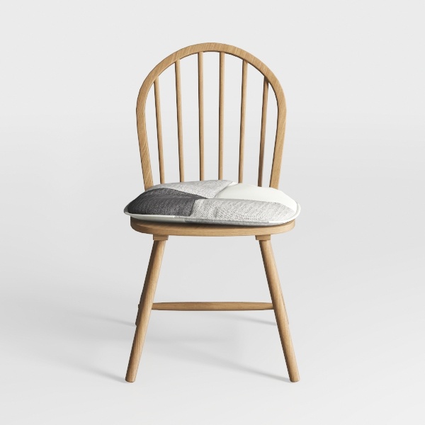 Set of 2 Astra Dark Brown Solid Wood Chair with