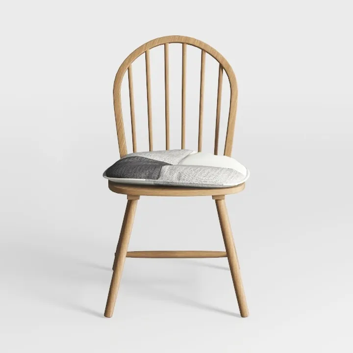 Set of 2 Astra Dark Brown Solid Wood Chair with