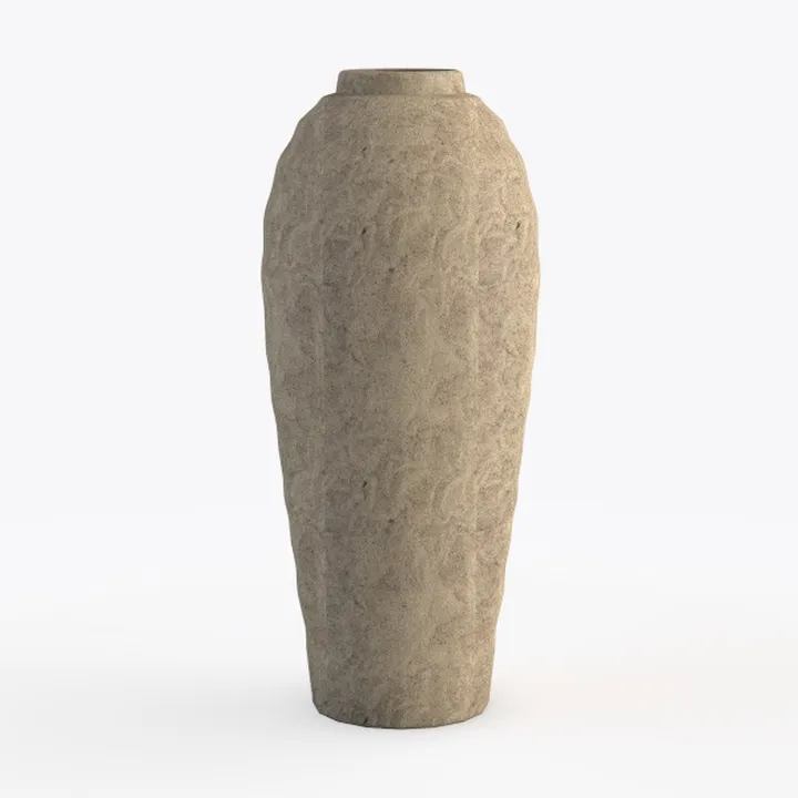 Serene Spaces Living Caldera Rustic Ceramic Vase