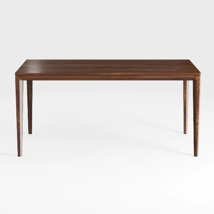 Minimalist Walnut Solid Wood Dining Table 3D Model