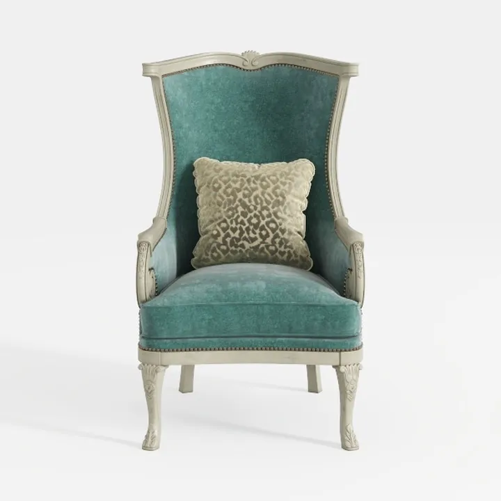 Velvet Upholstered Dining Chairs Set of 2, Modern 