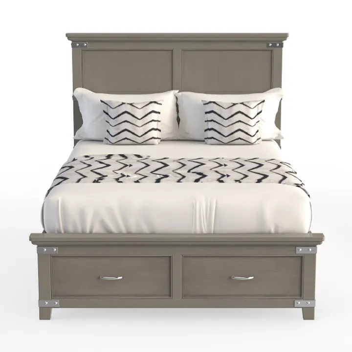 New Classic Furniture Bed, King, Pewter (00-2159-1