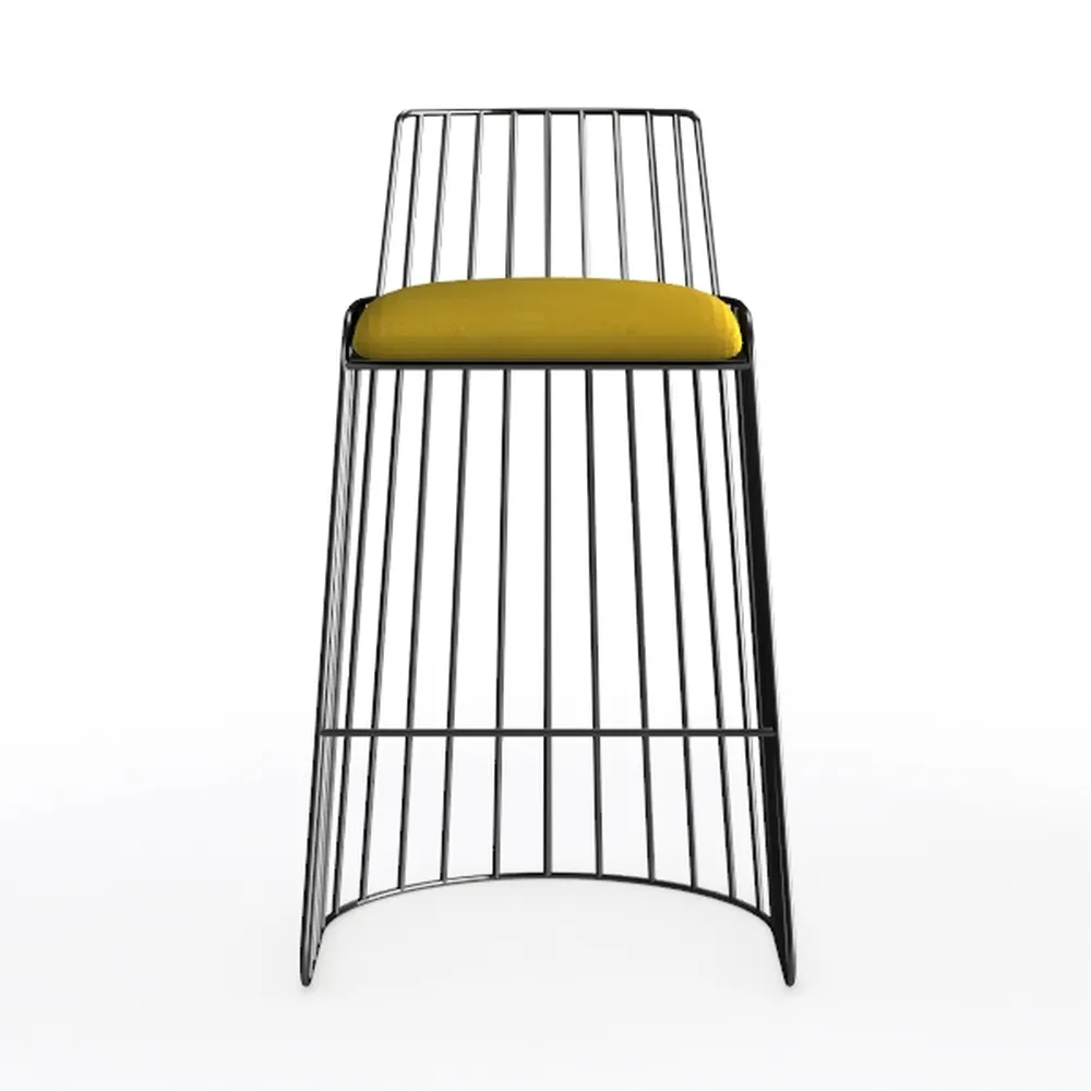 Casita Furniture Brook Chair – Comoda poltrona lounge con telaio nero opaco, tabacco