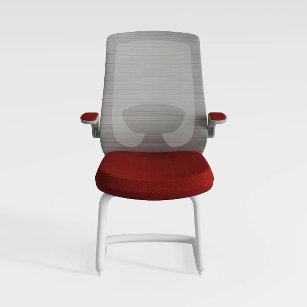 2pcs Ergonomic Office Chair with Flip Armrest, Hei