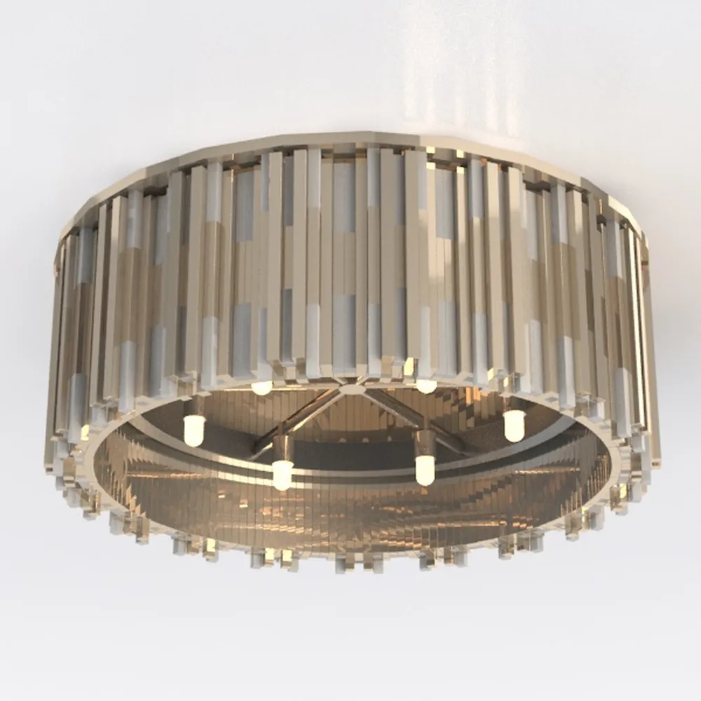Modern Black Flush Mount Ceiling Light Fixture
