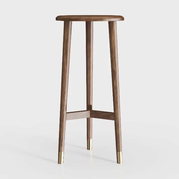 Maven Lane Kitchen Stool, Modern Farmhouse Wood
