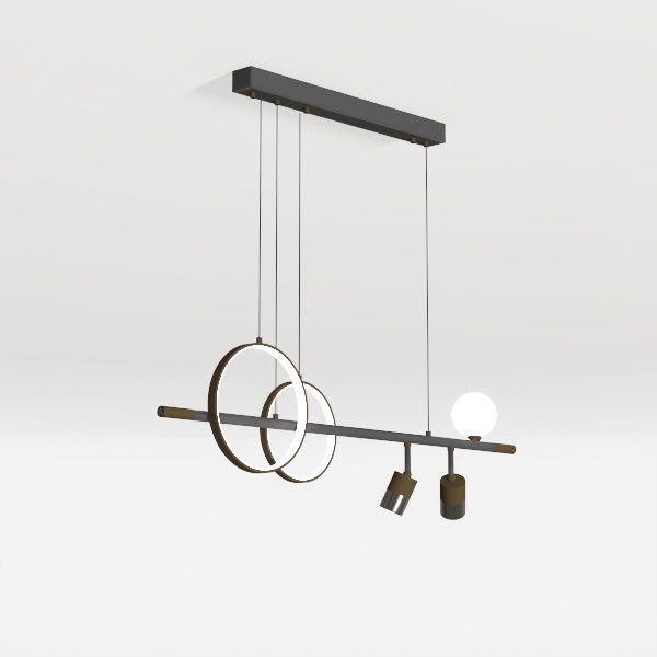 Modern Ceiling Chandelier, 57in Pendant Lights