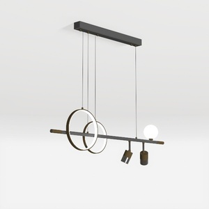 Modern Ceiling Chandelier, 57in Pendant Lights