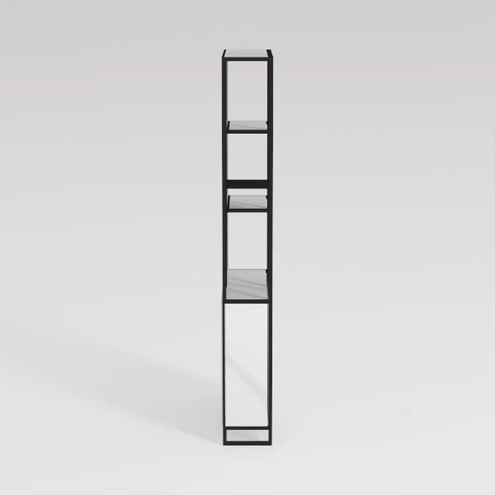 Yoobure Corner Shelf Stand, 5-Tier Bookshelf with