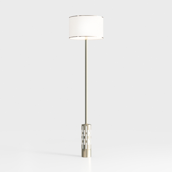 DEEPLITE Modern 2-Light Floor Lamp, Tall Standing