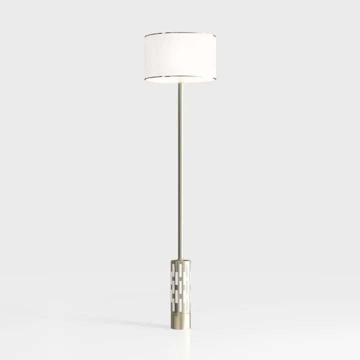DEEPLITE Modern 2-Light Floor Lamp, Tall Standing