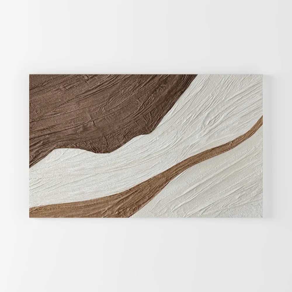 NBAODAN Abstract Wall Art for Bedroom Gold and