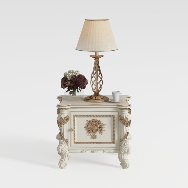 night stand-Baroque Splendor