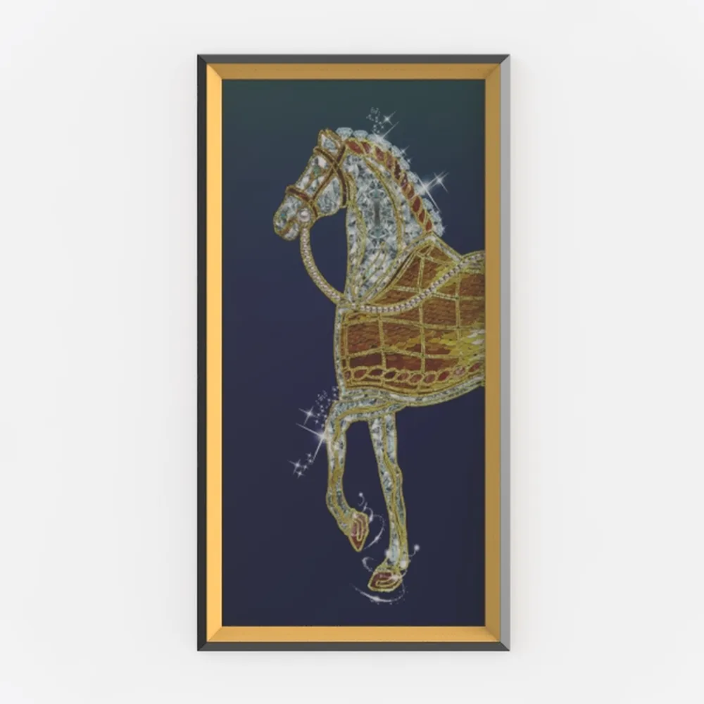 VIYYIEA Vintage Gold Framed Wall Art for Living
