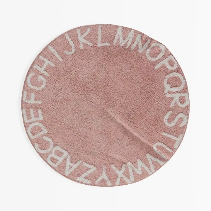 Round Rug 4ft Washable Circle Rug Non Slip Low