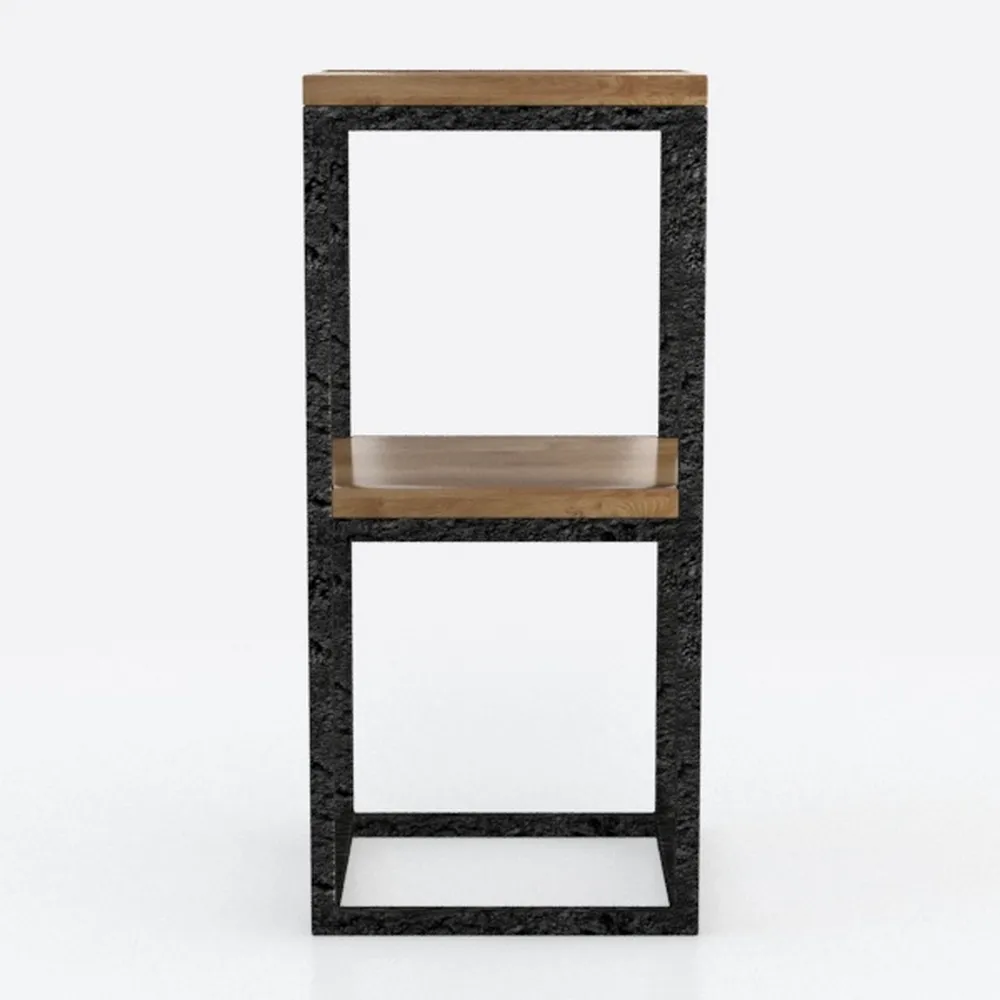 Bar Stools, Set of 2 Bar Chairs with Backrest