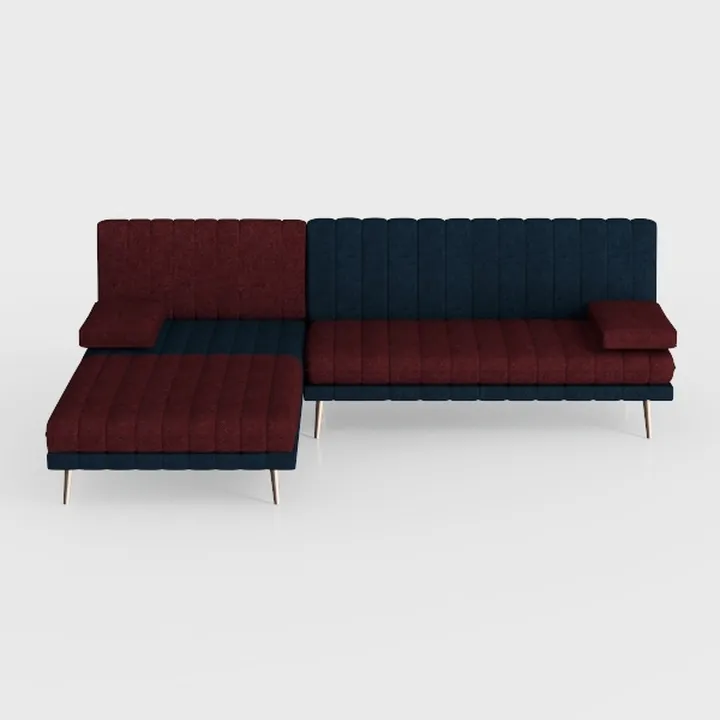 NicBex Sectional Couch 2 Pieces 66.5" L Sofa with