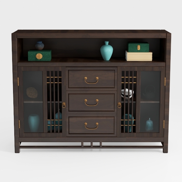 FATORRI Industrial Coffee Bar Cabinet with Drawer