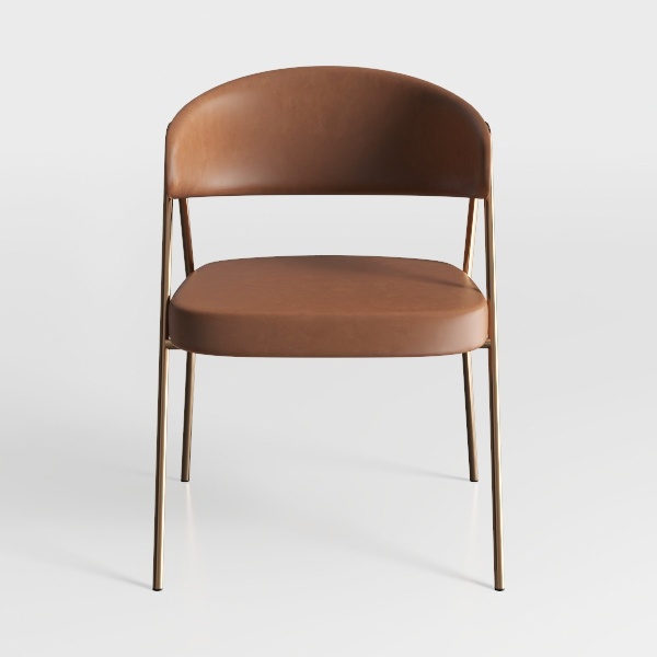 Meridian Furniture 549Cognac-C Yara Collection