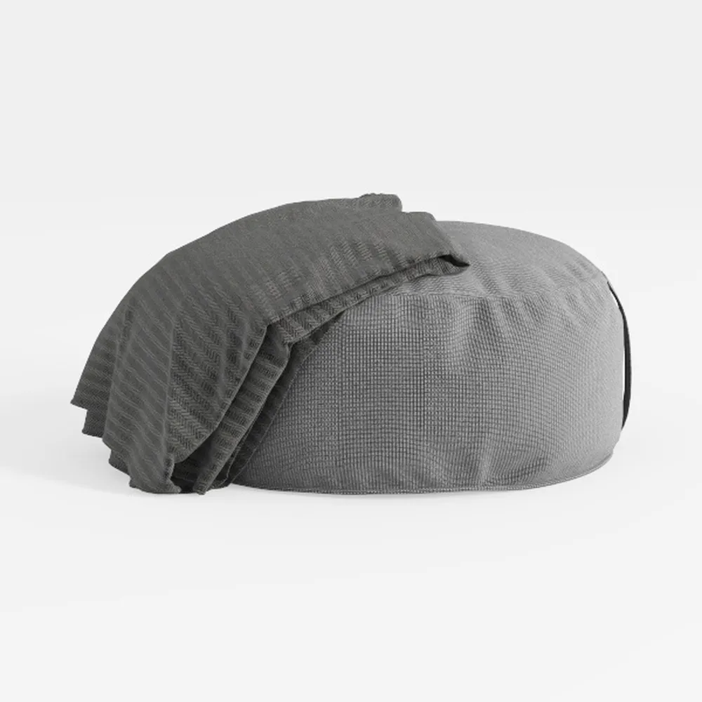 Grey Bean Bag Comfy Chair for All Ages