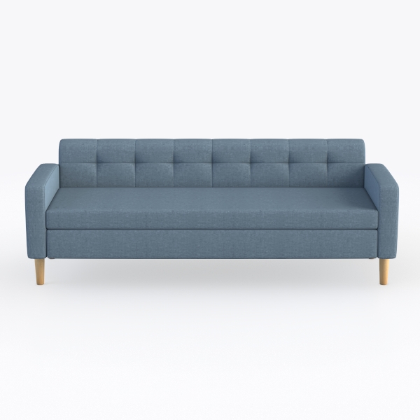 DURALEE Chatham 88&quot; Tuxedo Arm Tight Back Sofa