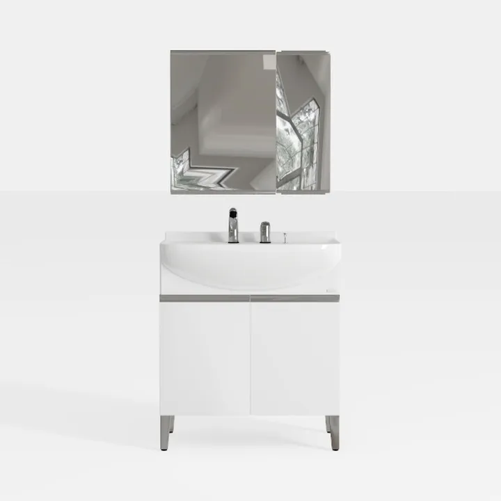 Madeli Metro 24" Bathroom Vanity for Integrated Basin - White