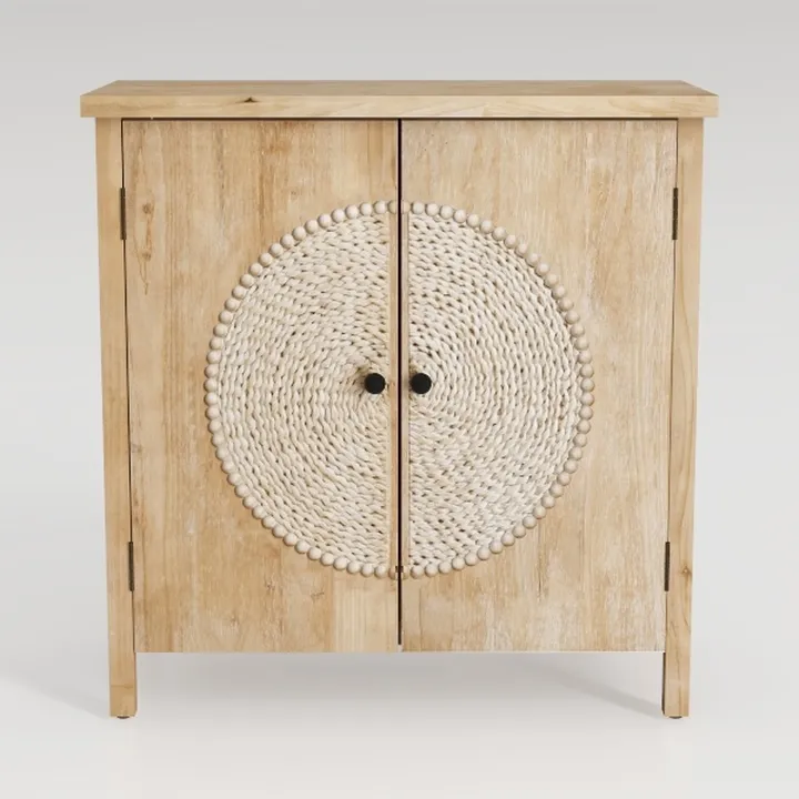 GarveeHome Rattan Sideboard Buffet Cabinets with