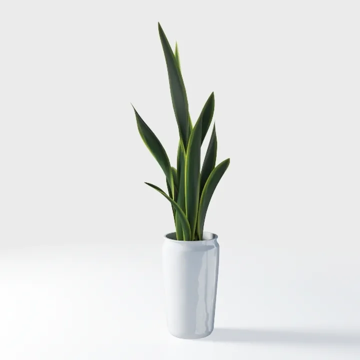 Beebel Artificial Snake Plant 22 Inch Fake