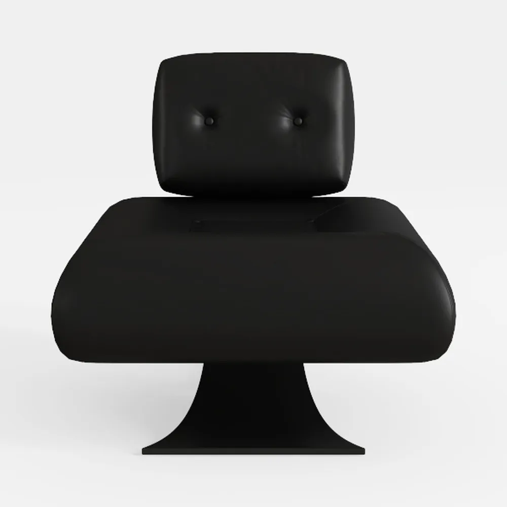 vidaXL Black Faux Leather Electric Recliner Armcha