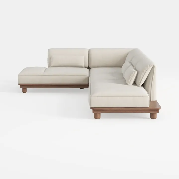 Gorgeous Ivory Chenille Upholstered Bedroom Sofa w