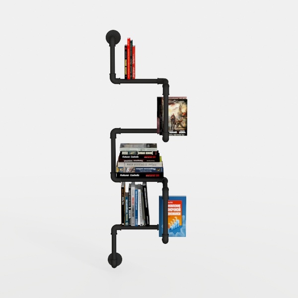 HOMCOM Modern S-Shaped 5 Tier Room Dividing