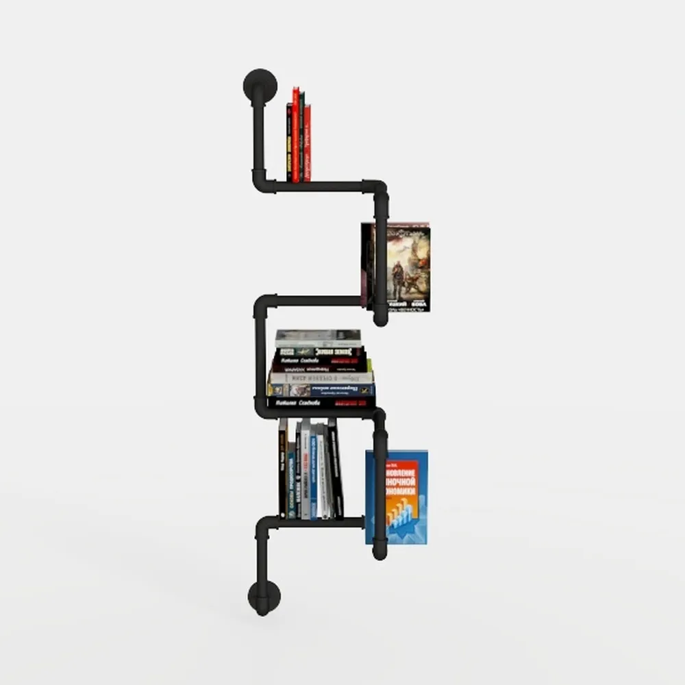 HOMCOM Modern S-Shaped 5 Tier Room Dividing