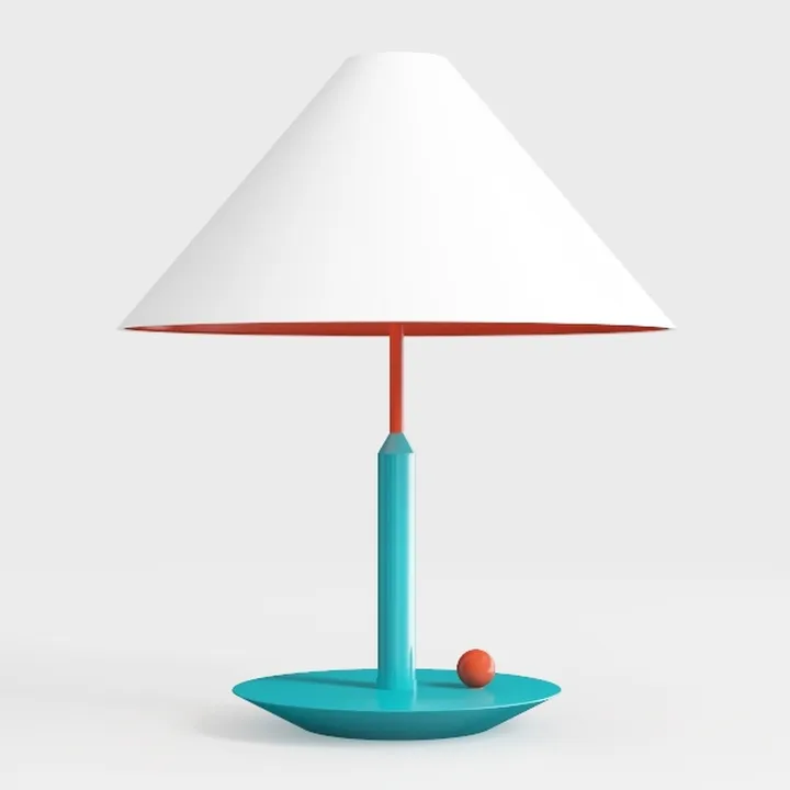 Tiffany Style Table Lamp Mission Design Stained