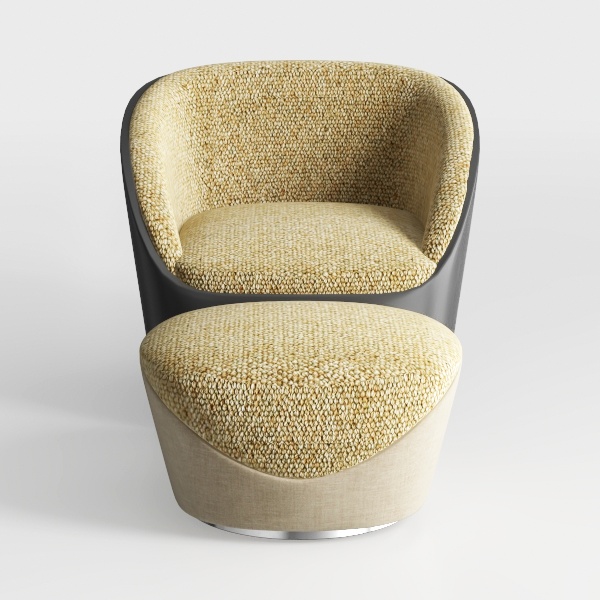 COLAMY Swivel Accent Chair, 360° Swivel Chair with