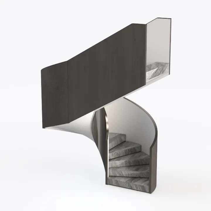 staircase-Minimalist Elegance