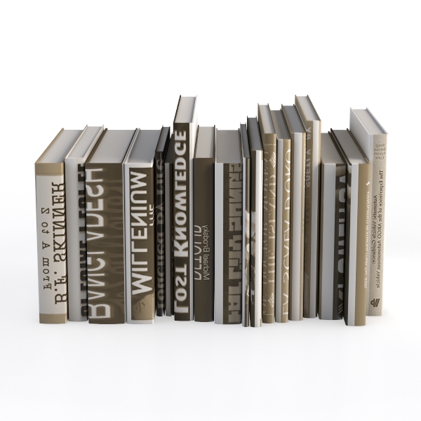 Standing Books - brown