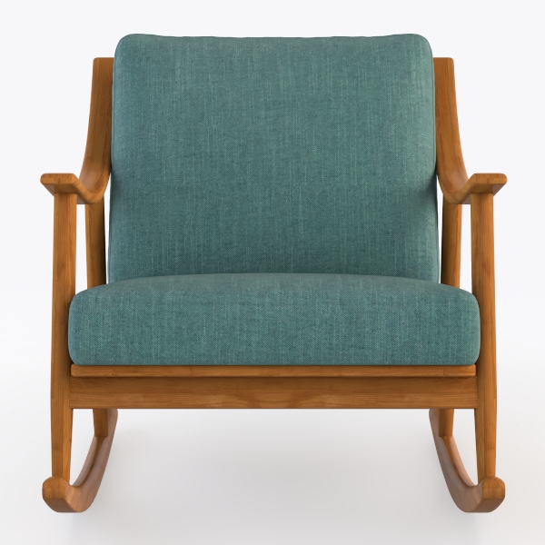 Living Room Accent Chair with Wrapped Arm and