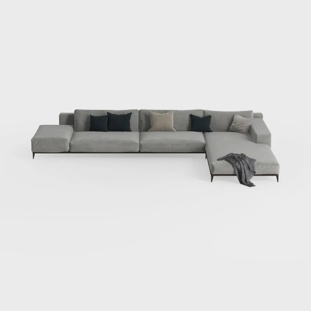 Meridian Furniture 601Grey-Sec4A Serene Collection