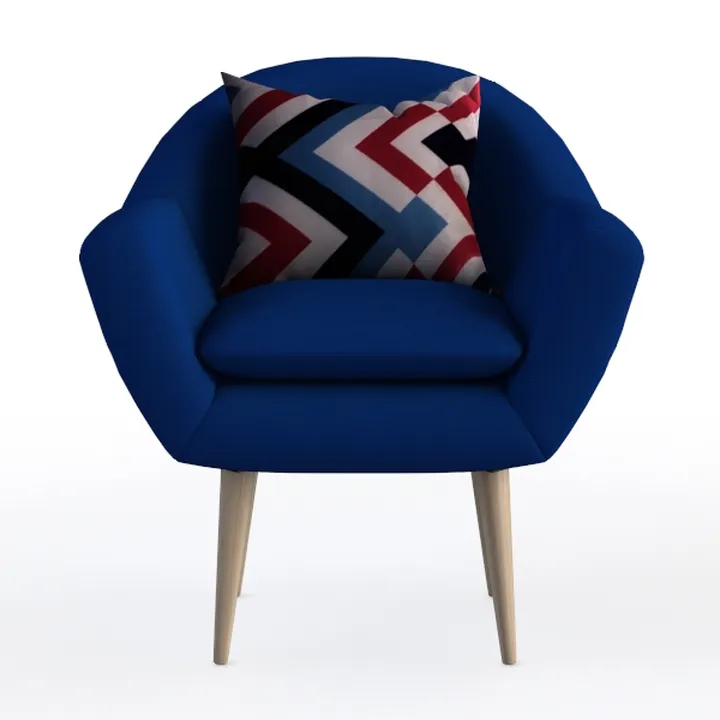 ANDORON Velvet Accent Chair with Arm for Living Ro