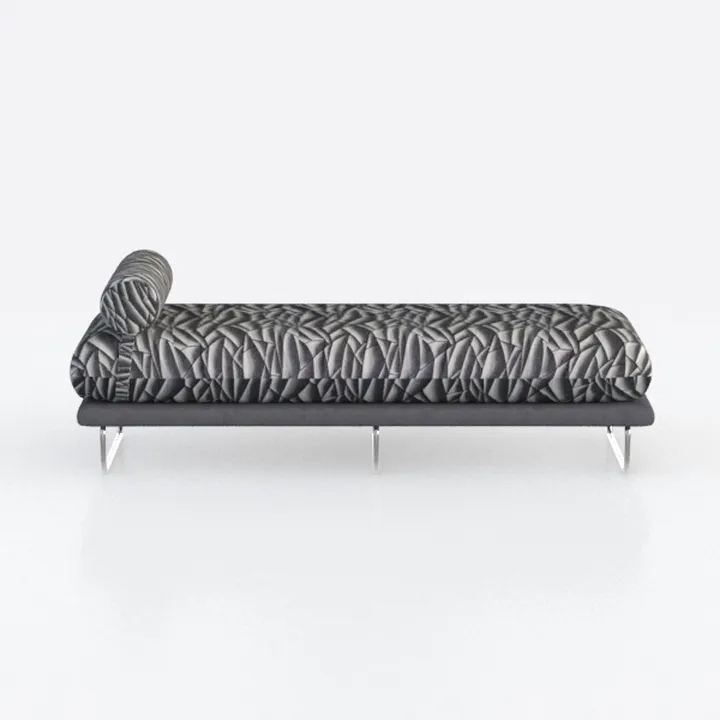 Benjara Hini Fold Out Futon Sofa Bed, Dark Gray, M