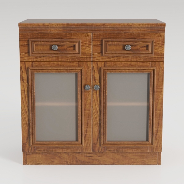 JUMMICO Coffee Bar Cabinet Farmhouse Kitchen