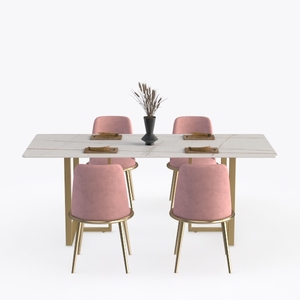 dining table and chairs set-Lively Spectrum