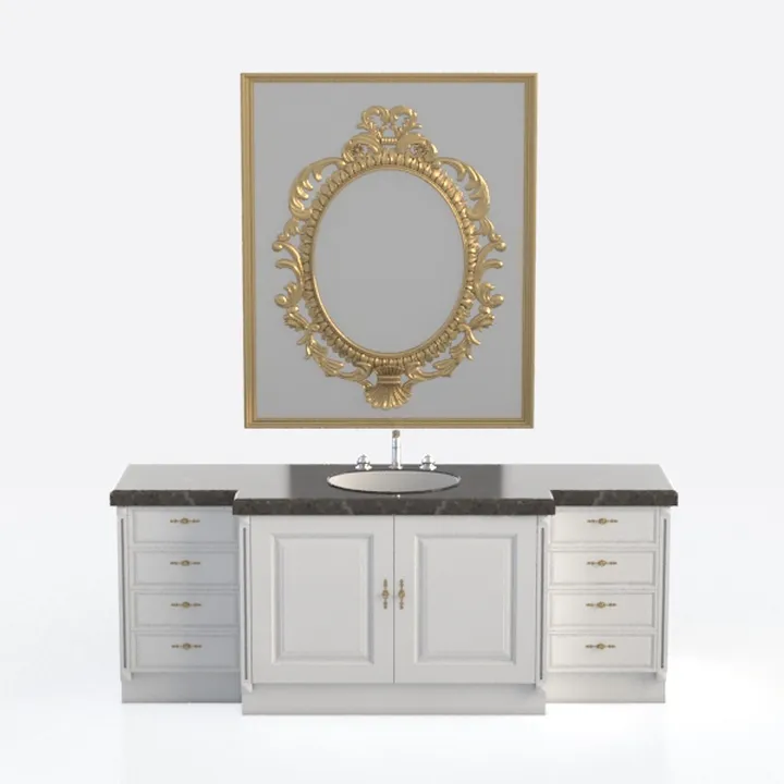 Dumiat 84 Inch Bathroom Vanity with Sink – Stylish