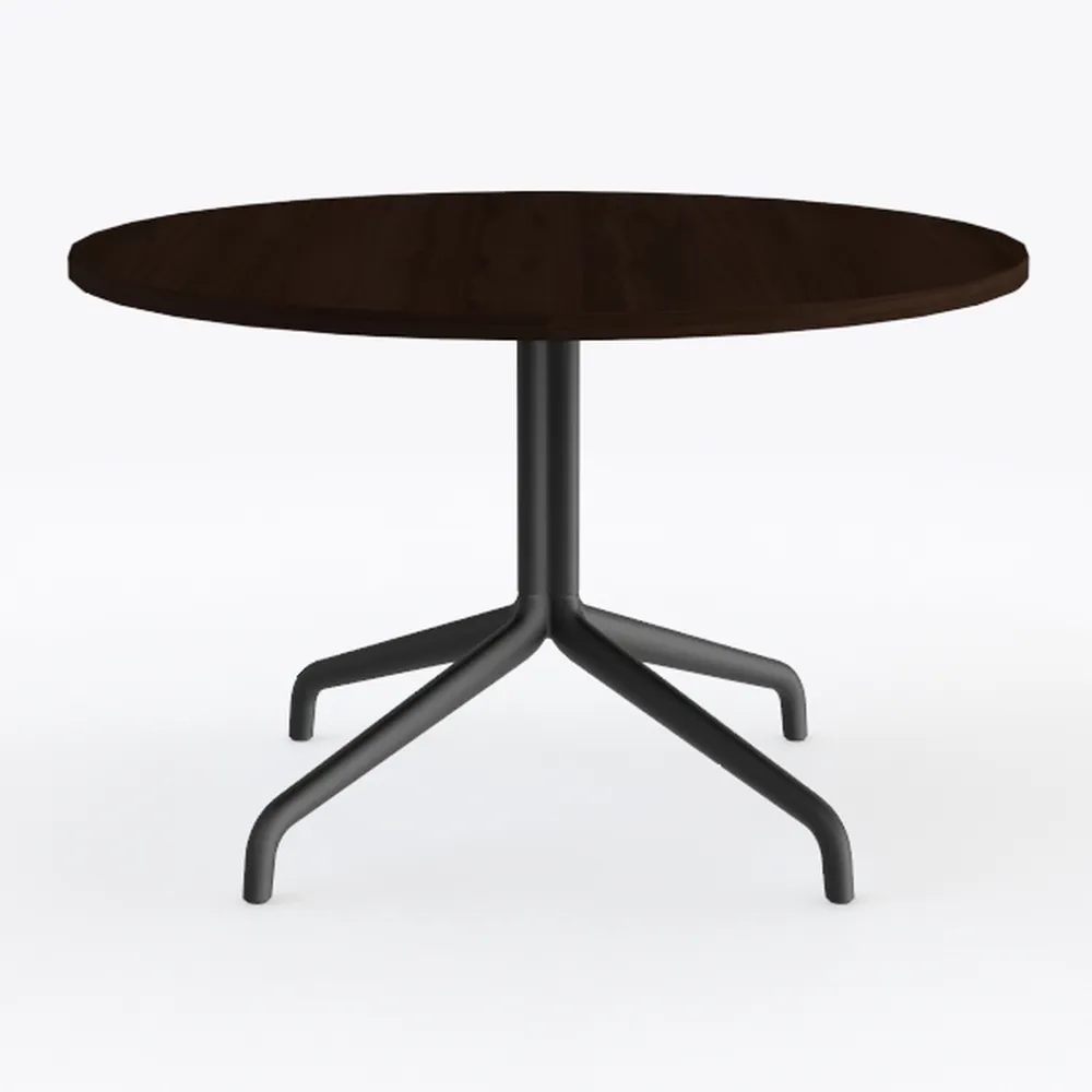 39 Inch Round Dining Table [Metal Cross Legs]