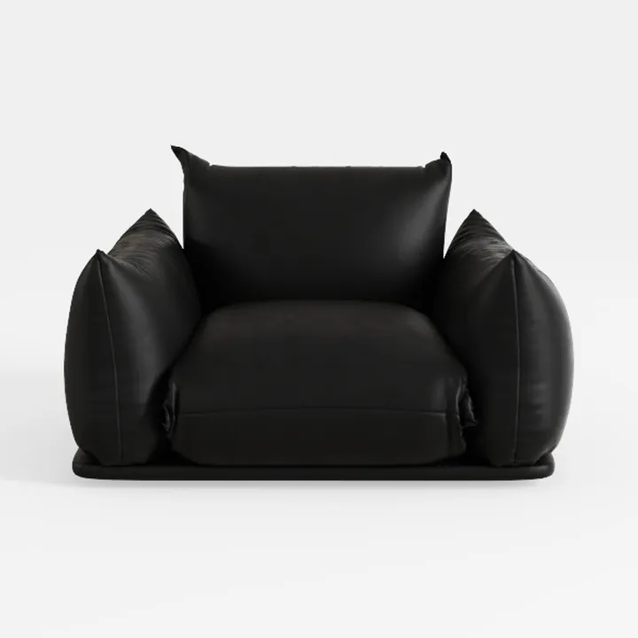 Chenille Single Sofa Couch,Comfy Oversized Accent