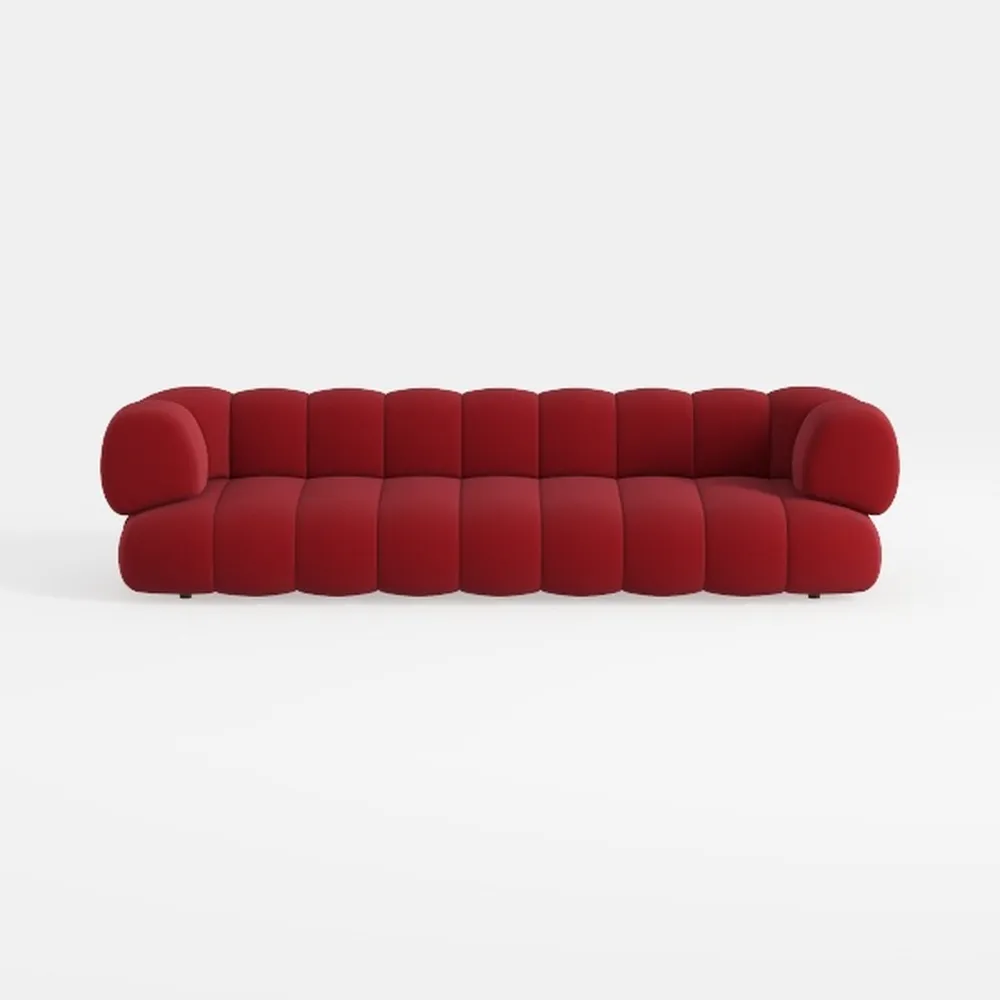 110.2IN Curved Sectional Sofá for Living Room