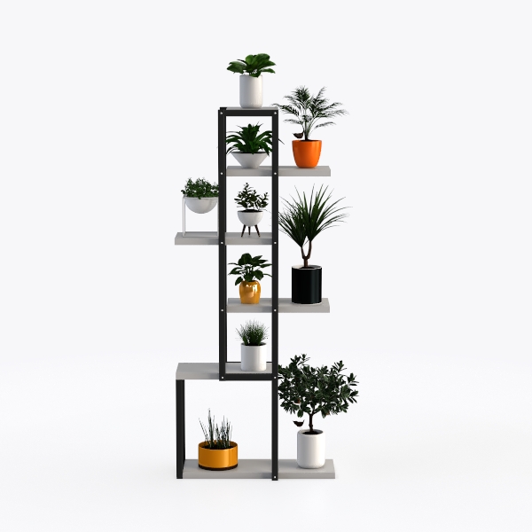 4 Tier Rotating Bookshelf, Small Corner Bookshelf