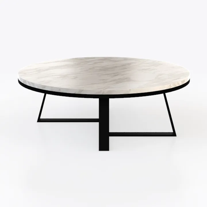 Golsibo coffee tableXL4022-2 black (1.0x1.0x0.35m)